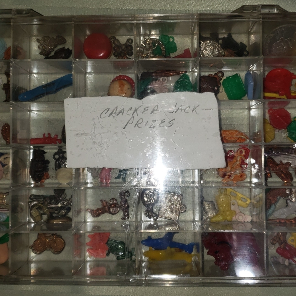 Vintage Cracker Jack prizes gumball charms 100+